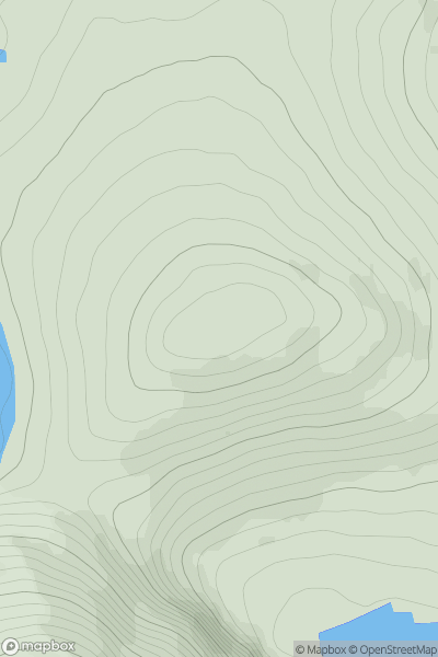 Thumbnail image for Meallan Buidhe [The Fannaichs] [NH246695] showing contour plot for surrounding peak